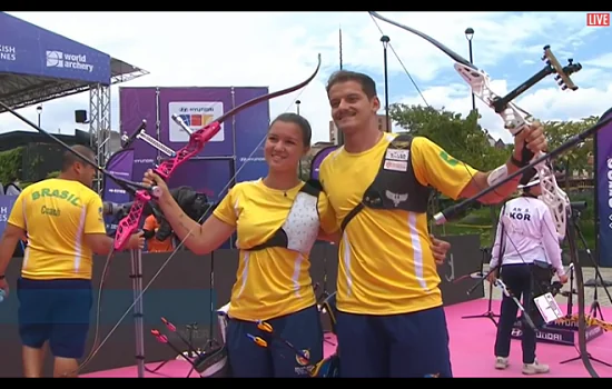 Tiro com arco: Brasil conquista bronze em etapa da Copa do Mundo