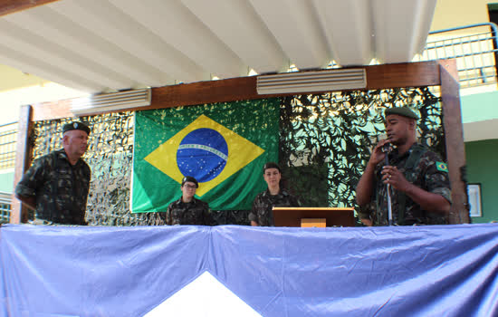 São Caetano recebe visita da Seção de Tiros de Guerra e Escola de Instrução