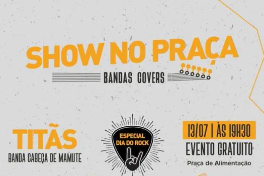 Dia Mundial do Rock: Shopping Praça da Moça recebe show cover de Titãs