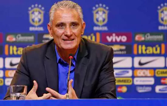 Técnico Tite faz suspense sobre escalação do Brasil para o jogo desta quinta-feira (14)