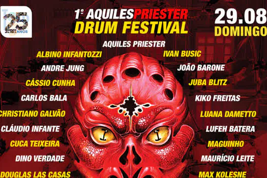 Tom Brasil Apresenta: 1ª edição do Aquiles Priester Drum Festival