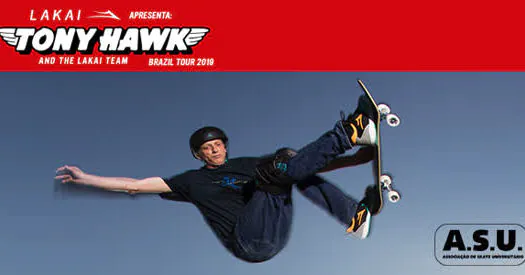 Centro de Esportes Radicais recebe Tony Hawk Brasil Tour 2019