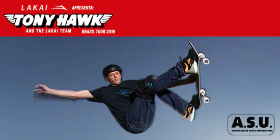 Centro de Esportes Radicais recebe Tony Hawk Brasil Tour 2019