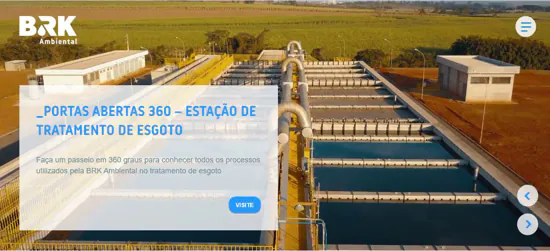 BRK Ambiental disponibiliza tour virtual por Estação de Tratamento de Esgoto