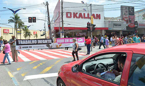 Começou a campanha de erradicação do Trabalho Infantil em Mauá