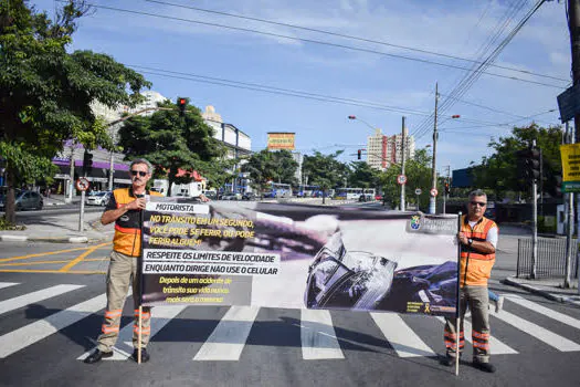 Diadema realizou campanha educativa por um trânsito mais seguro