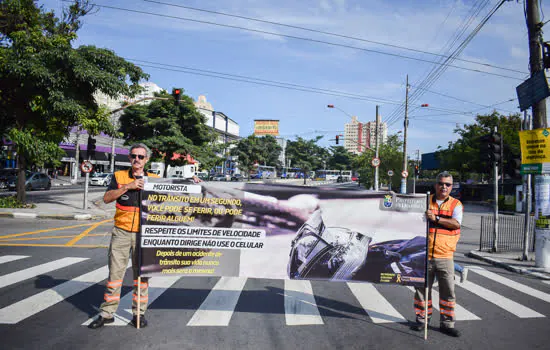 Diadema realizou campanha educativa por um trânsito mais seguro