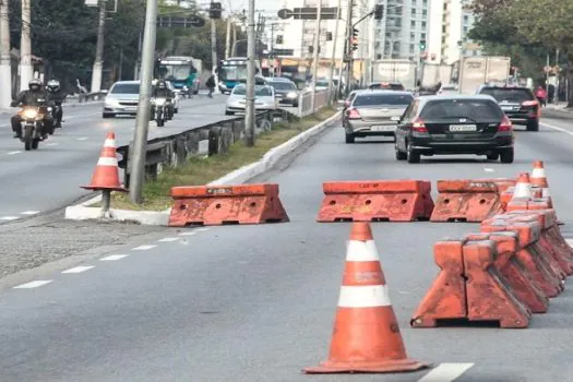 Faixas reversíveis serão ativadas a partir das 13h desta segunda-feira (05)