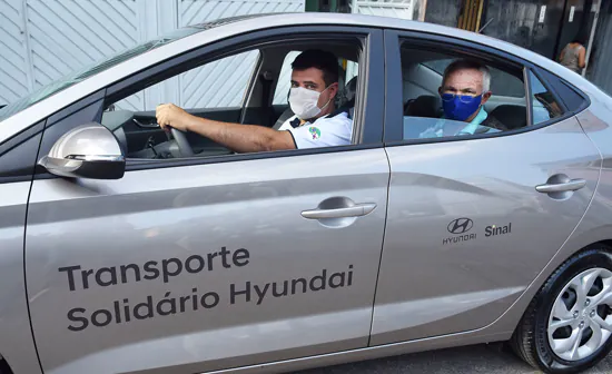 Diadema e Hyundai firmam parceria para transportar idosos e profissionais da saúde