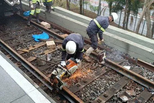 ViaMobilidade atinge a marca de 20 km de trilhos substituídos nas Linhas 8 e 9