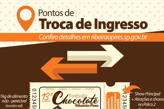 Consórcio é ponto de trocas para ingressos do 13º Festival do Chocolate