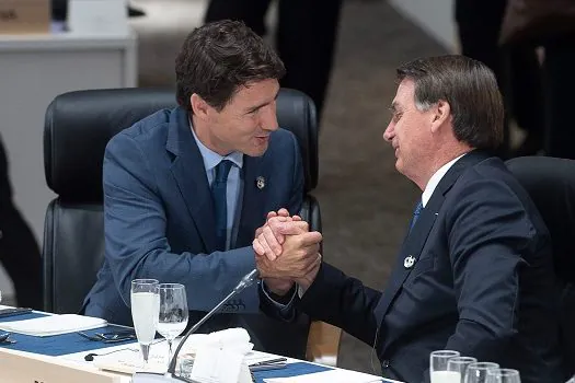 Trudeau testa positivo para covid; Bolsonaro esteve com o canadense em evento