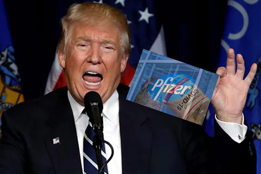 Por ‘falta de coragem’, Pfizer anunciou avanço em vacina após eleição, diz Trump