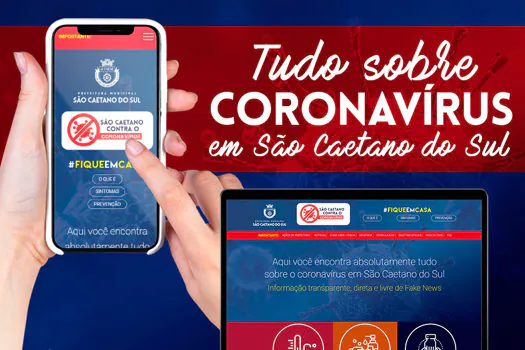 São Caetano lança hotsite com todas as ações de combate ao coronavírus