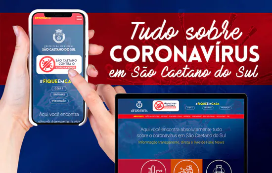 São Caetano lança hotsite com todas as ações de combate ao coronavírus