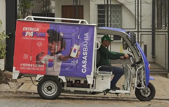 Casas Bahia aposta em tuk tuks elétricos como mais uma iniciativa de redução de CO2