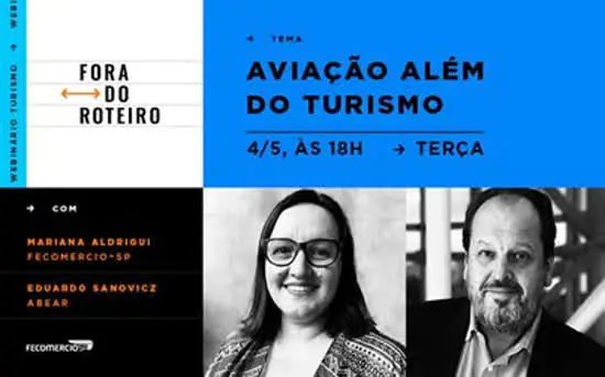 “Fora de Roteiro” é a nova série de webinários da FecomercioSP sobre o turismo nacional