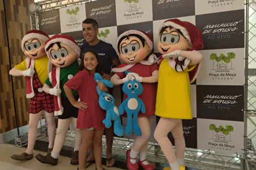 Turma da Mônica estará no Shopping Praça da Moça neste sábado