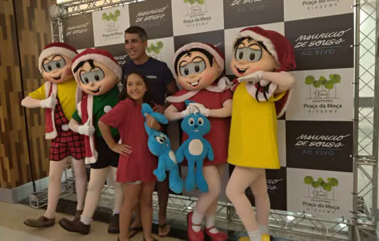 Turma da Mônica estará no Shopping Praça da Moça neste sábado