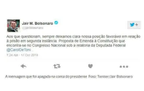 Carlos assume autoria de postagem em perfil de Bolsonaro