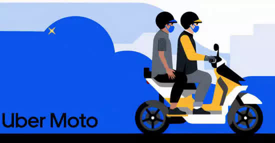 Uber lança viagens de moto em São Bernardo
