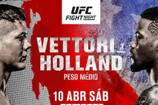 UFC Fight Night: Vettori x Holland – Sábado, 10 de abril