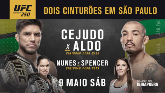 UFC® retorna a São Paulo no dia 9 de maio com duas disputas de cinturão