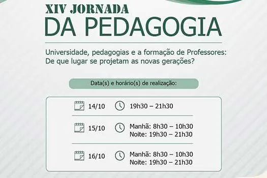 USCS promove XIV Jornada da Pedagogia