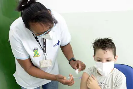 Santo André realiza mutirão de vacinação contra Covid-19 em crianças de 6 a 11 anos