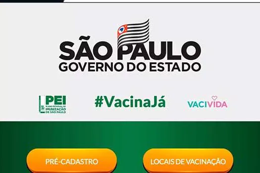 Site “Vacina Já” contabiliza 1 milhão de pré-cadastros em dois dias