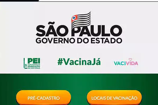 Governo de SP lança tira-dúvidas sobre vacinação no site “Vacina Já”