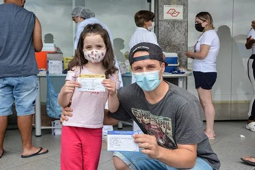 Mauá chega a 51% de cobertura vacinal de crianças