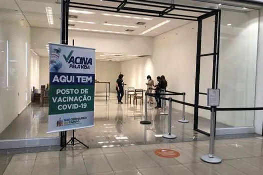 Golden Square Shopping é ponto de vacinação contra a Covid-19