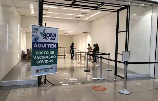 Golden Square Shopping é ponto de vacinação contra a Covid-19