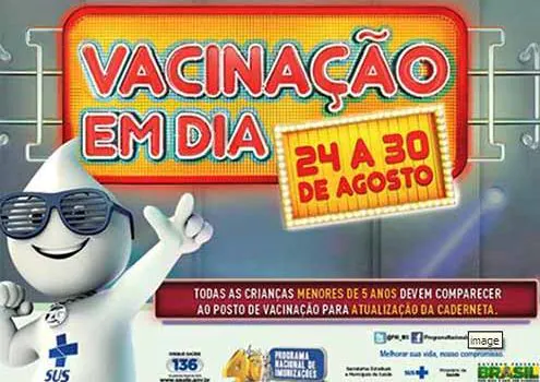 Mutirão para atualizar carteira de vacinação vai até sexta