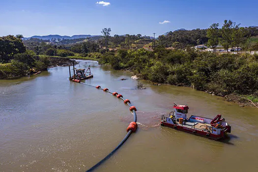 Vale entrega obras que visam reduzir chegada de lama ao Rio Paraopeba