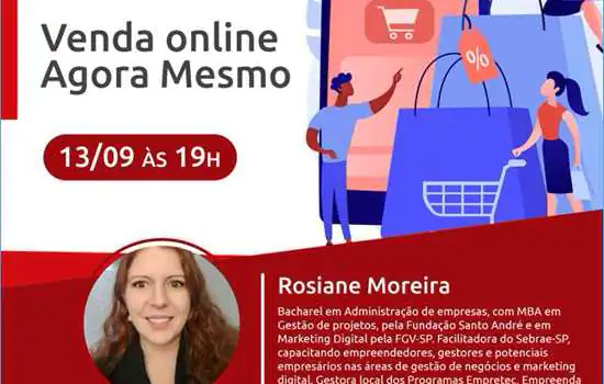 ACISA e SEBRAE promovem palestra gratuita sobre vendas online