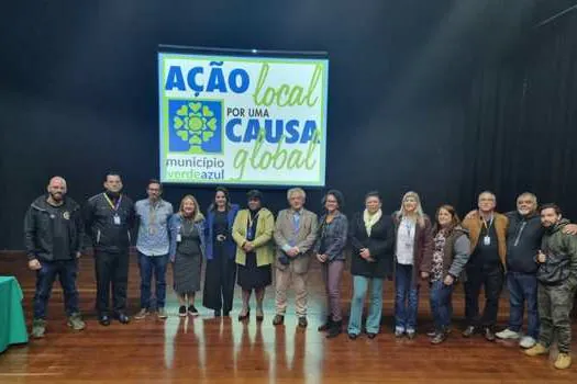 Ribeirão Pires recebe palestra sobre o programa Município VerdeAzul