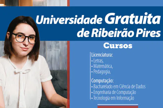 Univesp abre inscrições para cursos gratuitos no polo de Ribeirão Pires