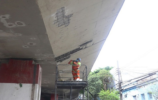Prefeitura de SP finaliza recuperação estrutural do viaduto Bresser