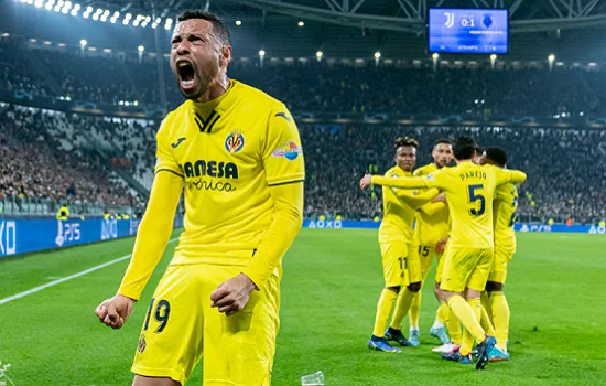 Villarreal supera Juventus por 3 a 0 na Liga dos Campeões