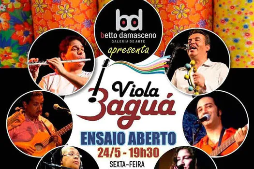 Golden Square Shopping recebe o grupo musical Viola Baguá