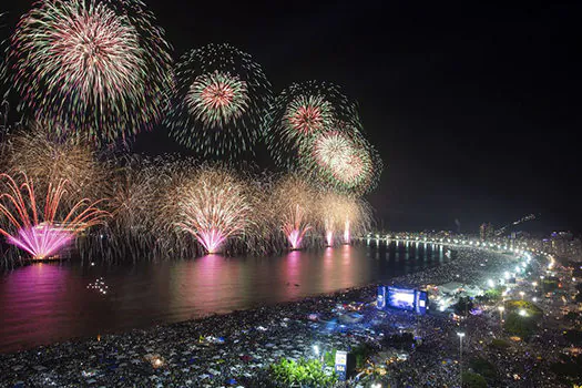 Réveillon de Copacabana deve reunir 2,8 milhões de pessoas