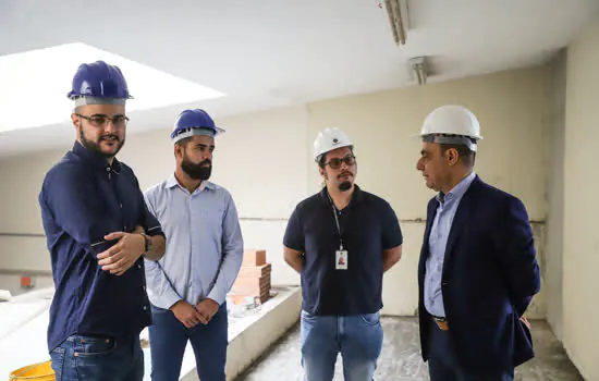 Auricchio realiza visita técnica em escola de Ed. Infantil no Bairro Santa Maria