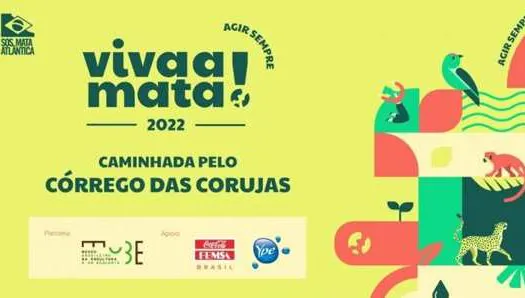 Fundação SOS Mata Atlântica realiza caminhada no Córrego das Corujas com apoio da Ypê