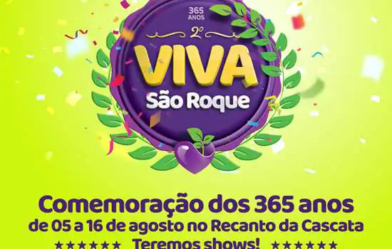 Viva São Roque começa nesta sexta-feira