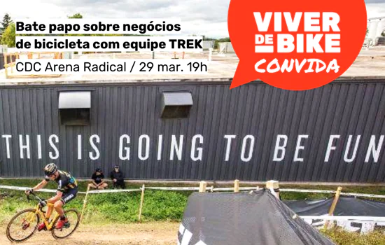 Trek Bikes inspira alunos durante aula aberta no Viver de Bike Convida