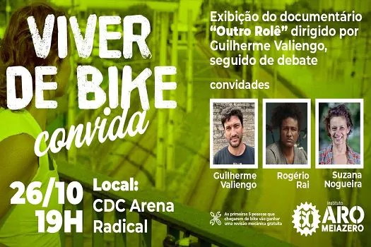 ”Viver de Bike Convida” acontece em SP