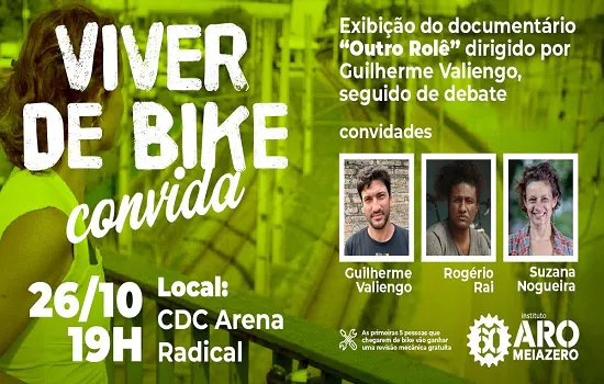 ”Viver de Bike Convida” acontece em SP