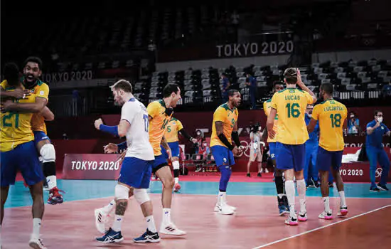 TÓQUIO 2020: Seleção masculina vira o jogo e vence a Argentina por 3 sets a 2